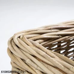 51 Degrees North Rattan Bed -Hundebedarfsgeschäft 51 degrees north rattan bed 209192 0500 none