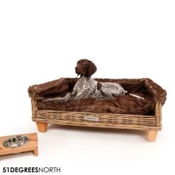 51 Degrees North Rattan Cover Bed -Hundebedarfsgeschäft 51 degrees north rattan cover bed 212411 0500 none