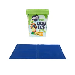 Kombi-Deal: Trixie Kühlmatte + Smoofl Hunde-Eiscreme -Hundebedarfsgeschäft combi deal trixie cooling mat smoofl hondenijs 204926 0500 none