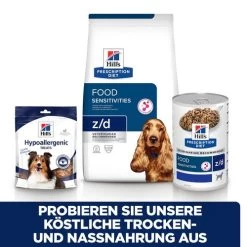 Hill's Z/d Food Sensitivities - Prescription Diet - Canine -Hundebedarfsgeschäft hills zd food sensitivities prescription diet canine 214325 0500 none