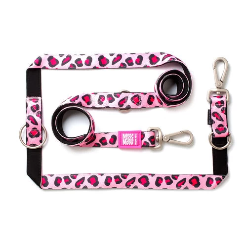 Max & Molly Multi-Function Hundeleine - Leopard Pink 3 Max & Molly Multi-Function Hundeleine - Leopard Pink