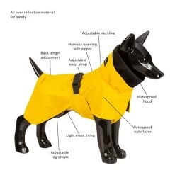 PAIKKA Visibility Raincoat Lite Yellow 11 PAIKKA Visibility Raincoat Lite Yellow -Hundebedarfsgeschäft paikka visibility raincoat lite yellow 217724 0500 none