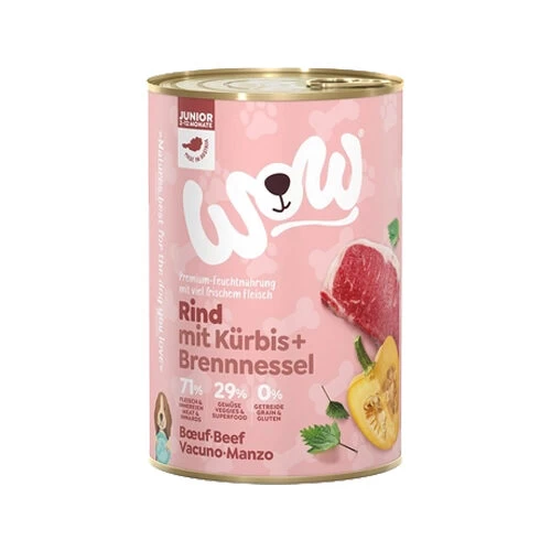 WOW! Junior Hundefutter - Dose 4 WOW! Junior Hundefutter - Dose – Bild 2